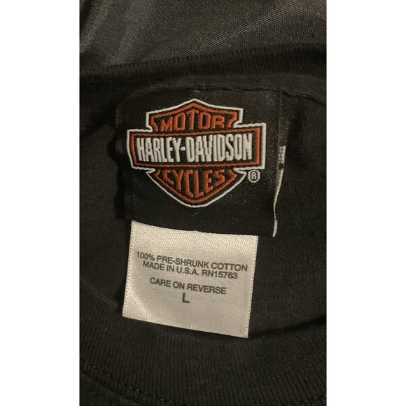 Vintage Harley Davidson Fatboys Rule Gastonia, NC Shirt Mens Large - Picture 3 of 3